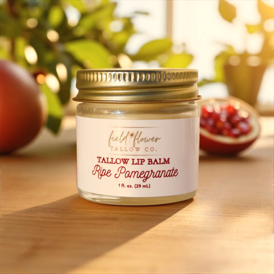 Ripe Pomegranate Tallow Lip Balm
