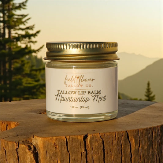 Mountaintop Mint Tallow Lip Balm