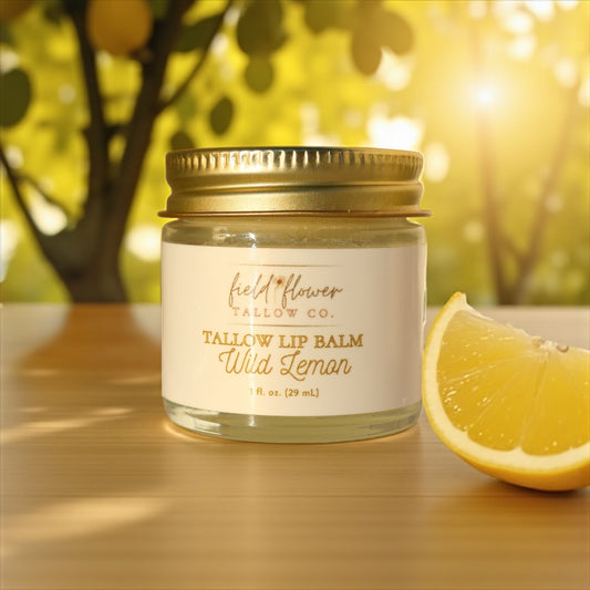 Wild Lemon Tallow Lip Balm