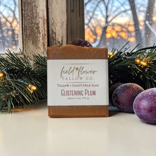 Glistening Plum Tallow + Goat's Milk Soap