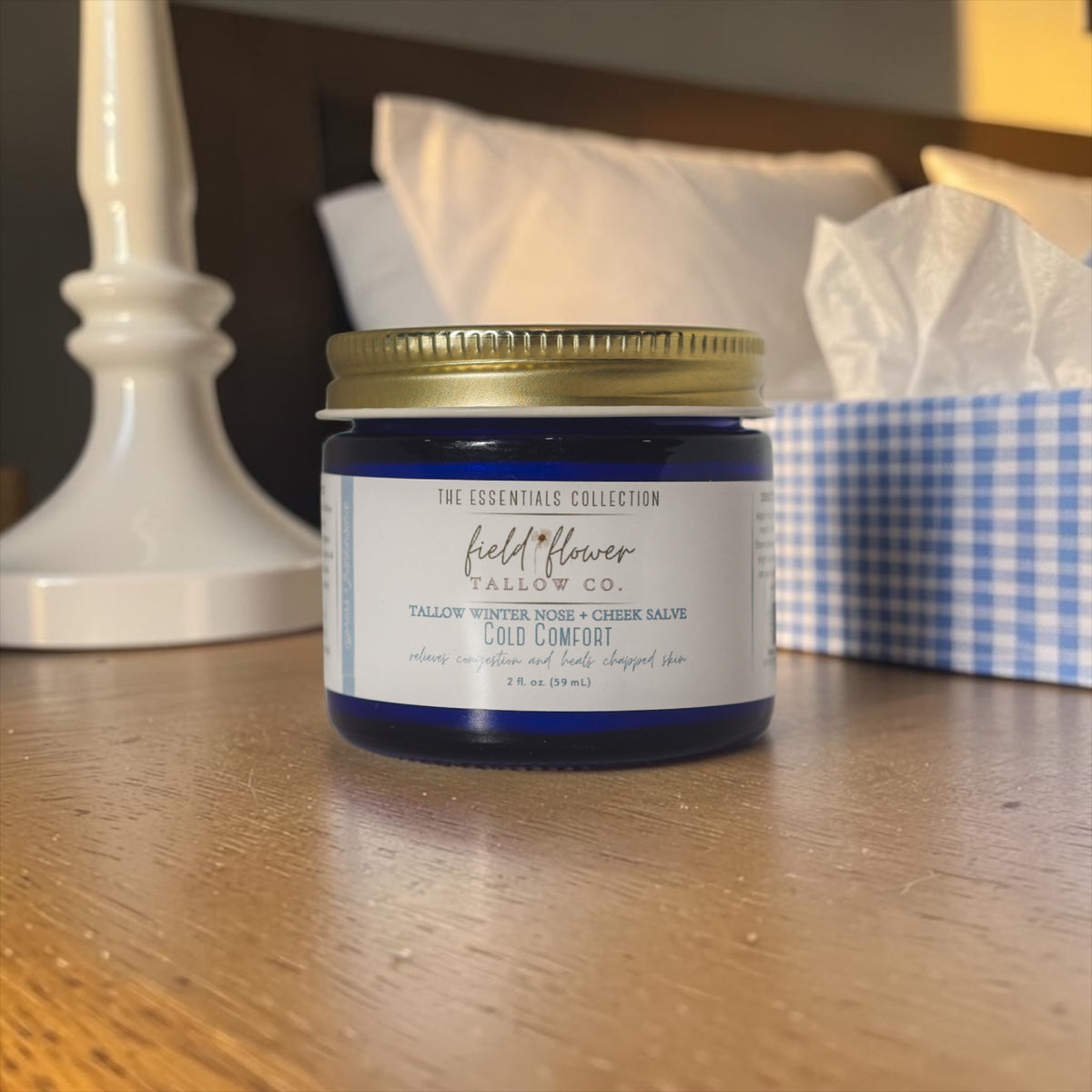 Cold Comfort Tallow Winter Nose + Cheek Salve