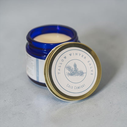 Cold Comfort Tallow Winter Nose + Cheek Salve