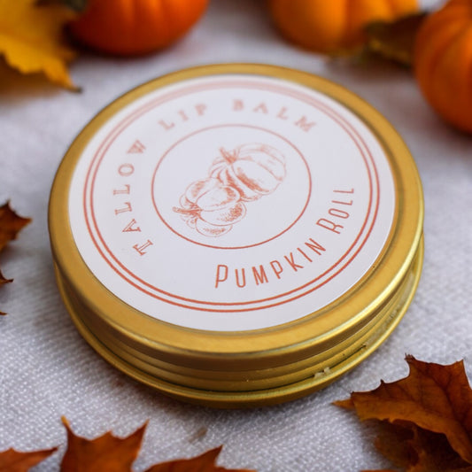 Pumpkin Roll Tallow Lip Balm Tin