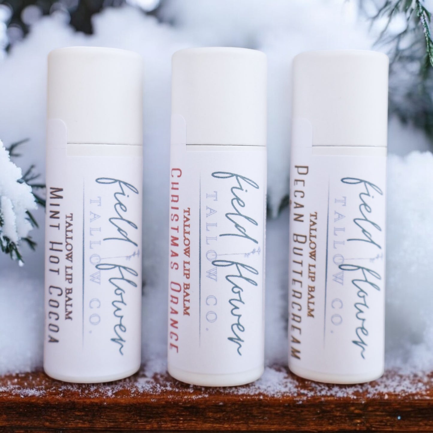 Seasonal Tallow Lip Balm Tubes