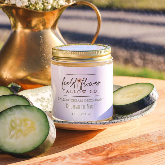Cucumber Mist Tallow Cream Deodorant