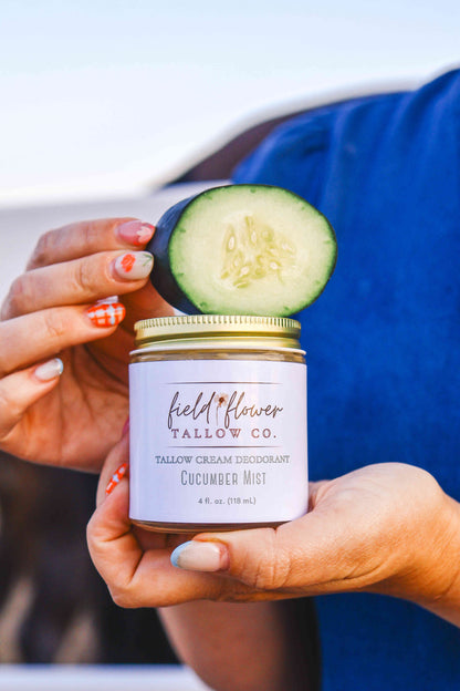 Cucumber Mist Tallow Cream Deodorant