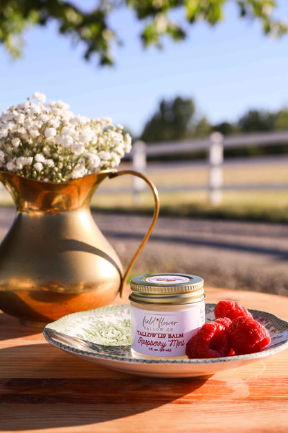 Raspberry Mint Tallow Lip Balm