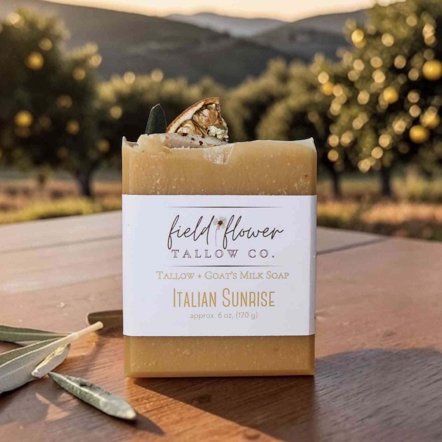 Italian Sunrise Tallow + Goat's Milk Soap