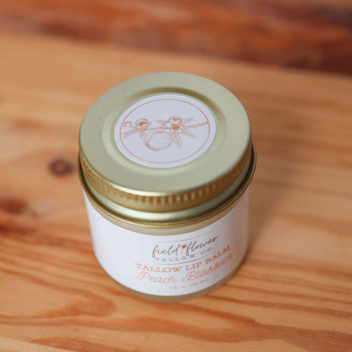 Peach Blossom Tallow Lip Balm