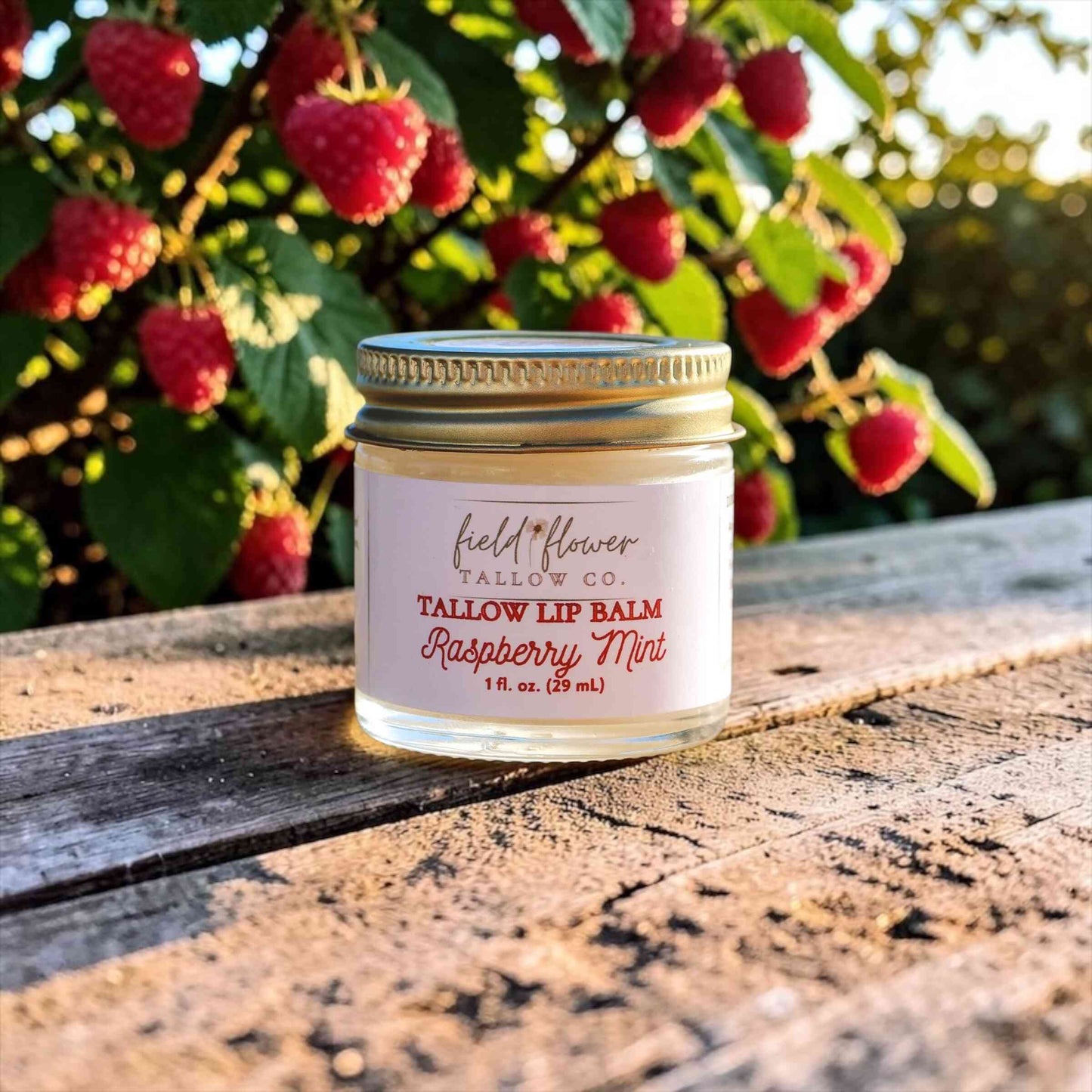 Raspberry Mint Tallow Lip Balm