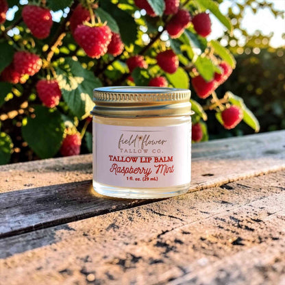 Raspberry Mint Tallow Lip Balm