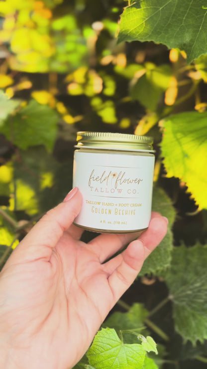 Golden Beehive Tallow Hand + Foot Balm