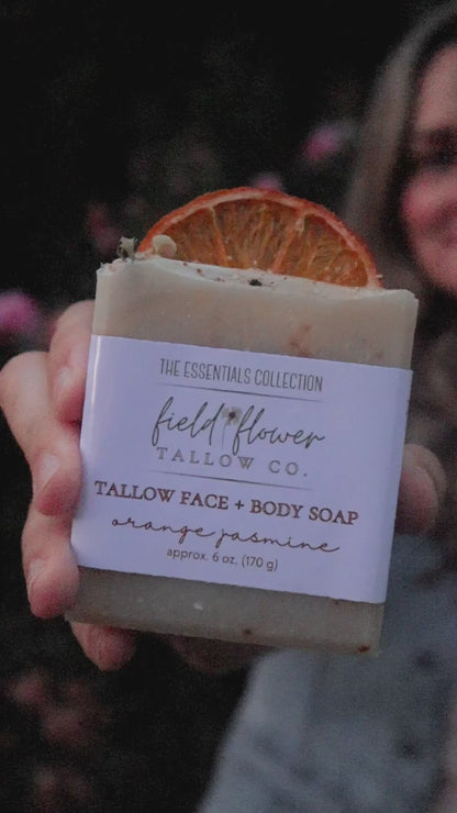 Orange Jasmine Infused Tallow Soap