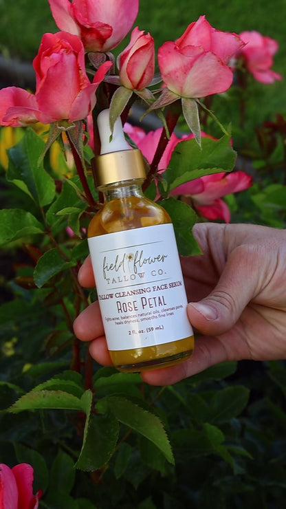 Rose Petal Tallow Cleansing Serum