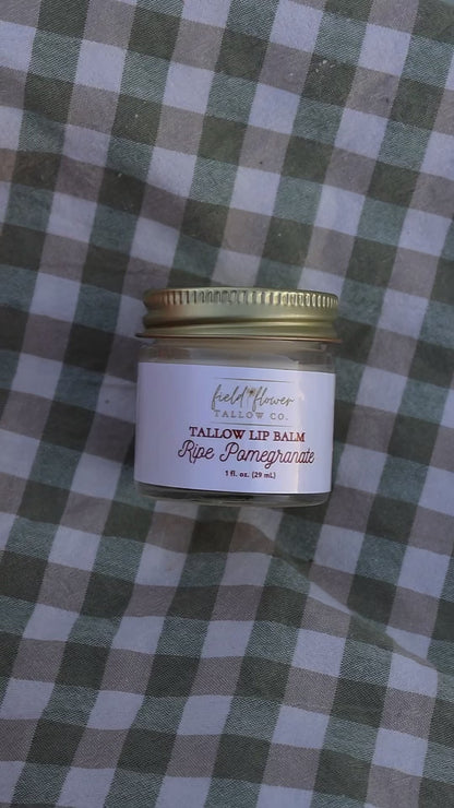 Ripe Pomegranate Tallow Lip Balm