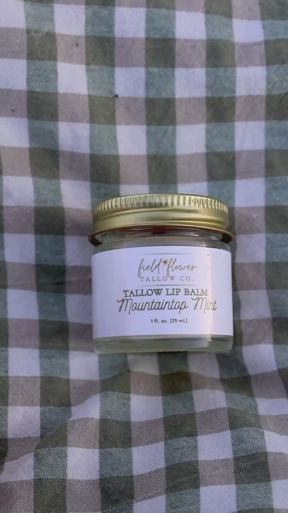 Mountaintop Mint Tallow Lip Balm