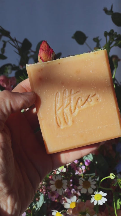 Blushing Petal Tallow + Goat's Milk Soap