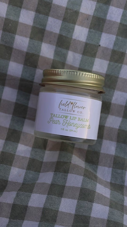 Pear Honeycomb Tallow Lip Balm