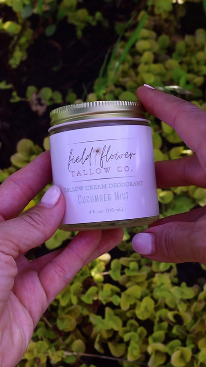 Cucumber Mist Tallow Cream Deodorant