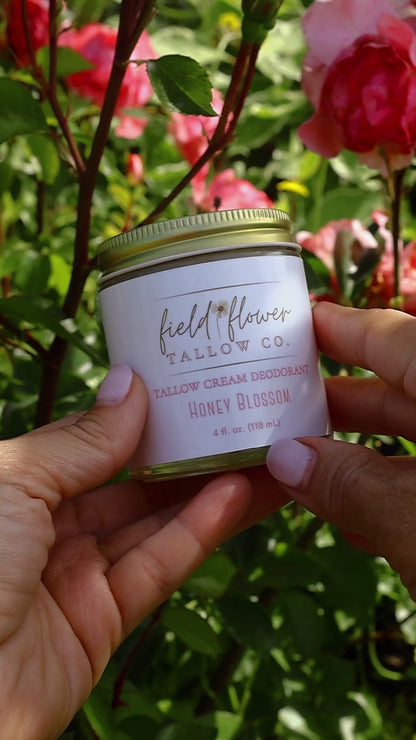 Honey Blossom Tallow Cream Deodorant
