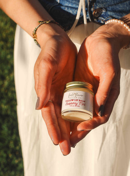 Raspberry Mint Tallow Lip Balm