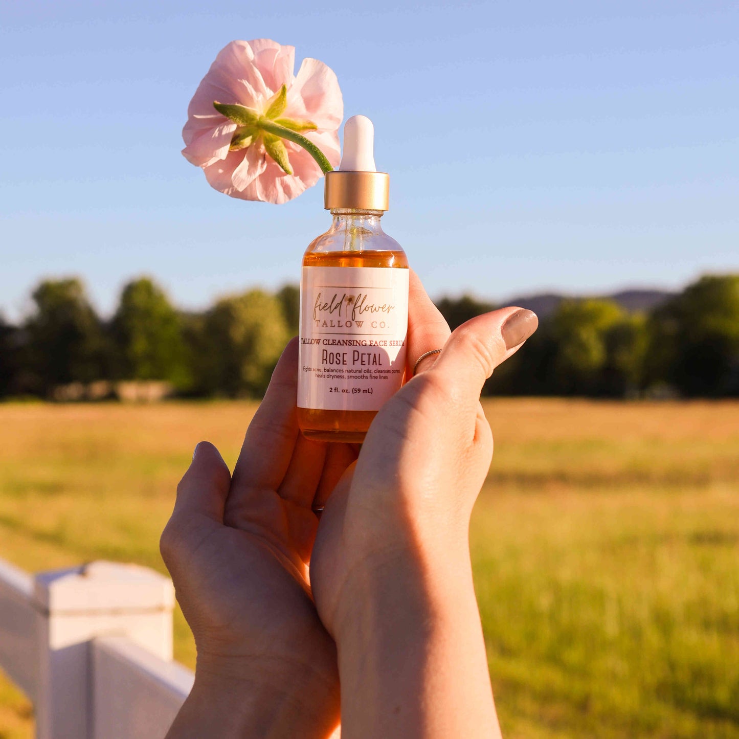 Rose Petal Tallow Cleansing Serum