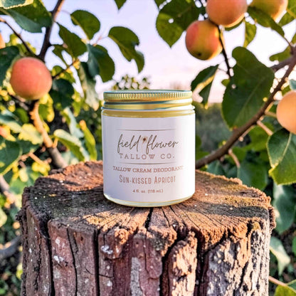 Sun-Kissed Apricot Tallow Cream Deodorant