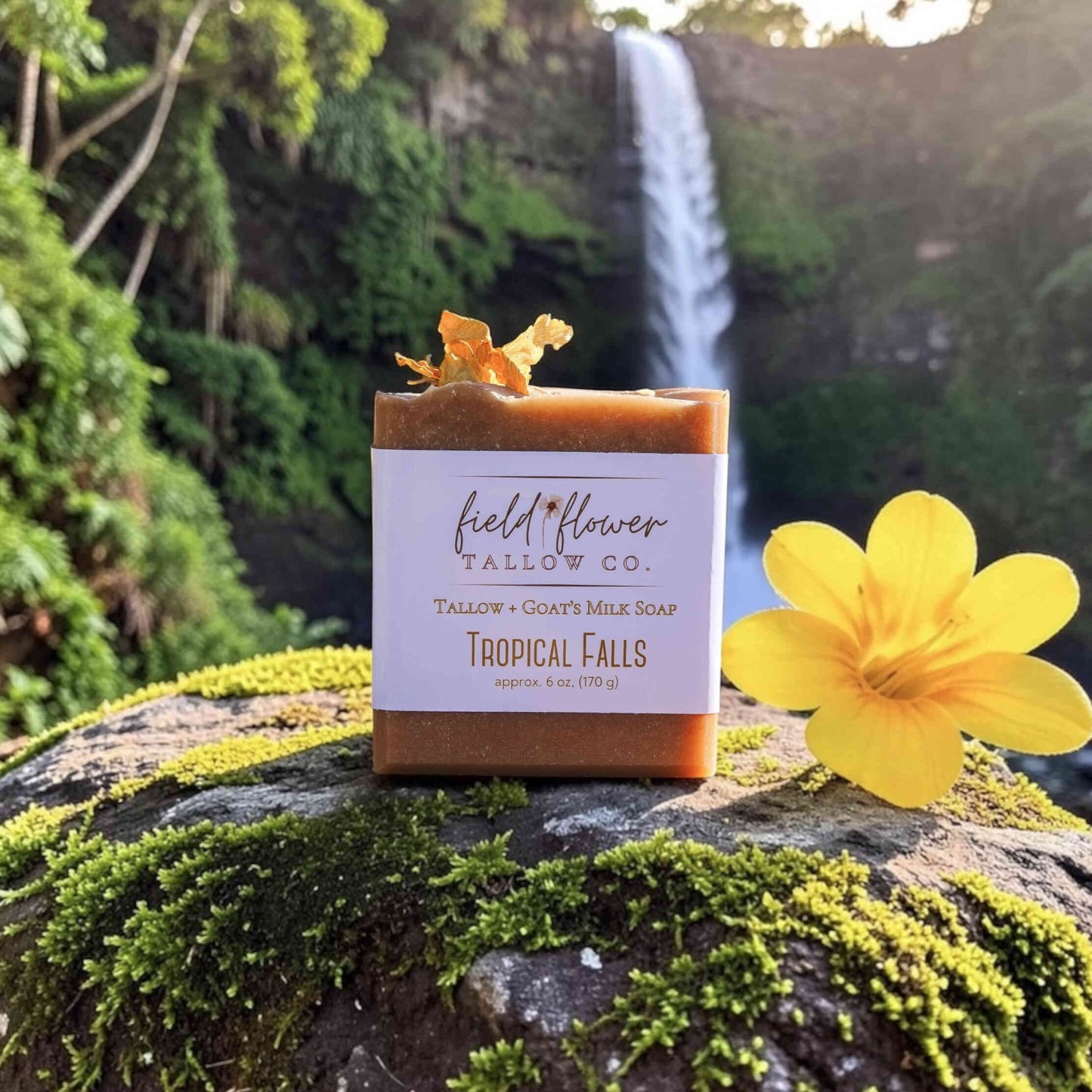 Tropical Falls Tallow + Goat's Milk Soap
