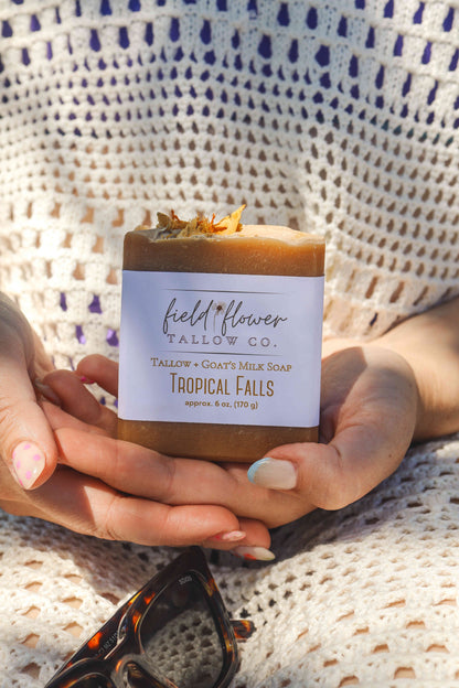 Tropical Falls Tallow + Goat's Milk Soap